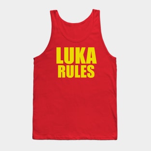 Luka Doncic Rules Tank Top